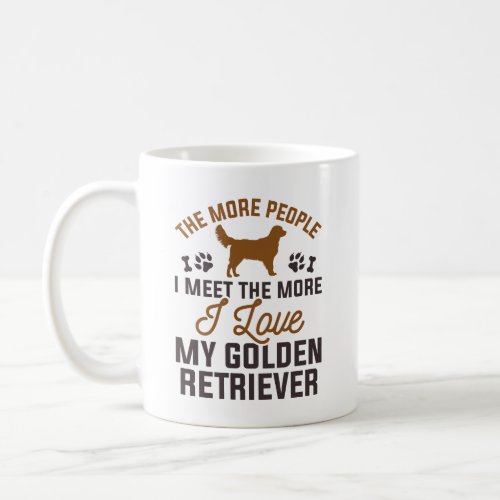 I Love My Golden Retriever Coffee Mug
