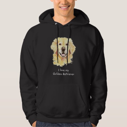 I Love my Golden Retriever Dog Pet Hoodie