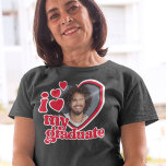 I Love My Graduate Photo Custom T-Shirt<br><div class="desc">Show your grad how proud you are with this I Love My Graduate photo shirt! Simply upload a photo and Zazzle will print it onto a shirt for you. Order yours today!</div>