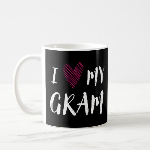 I Love My Gram Family Outfit Relatives Costume Gra Coffee Mug