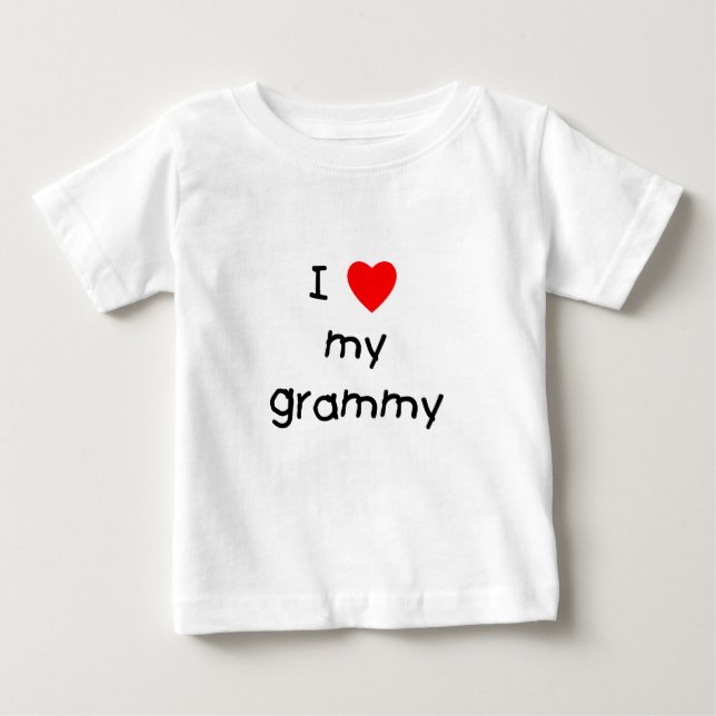 I Love My Grammy Baby T-Shirt (Front)