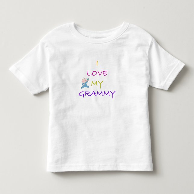 I Love My Grammy Toddler T-shirt (Front)