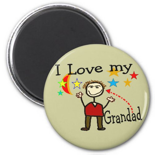 I Love My Grand Dad Magnet