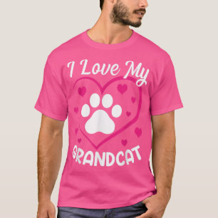 I love my Grandcat - Cat Lover Granddad Grandma Gr T-Shirt