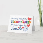 I Love My Grandchildren Greeting Card (Front)
