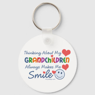 I Love My Grandchildren Keychain