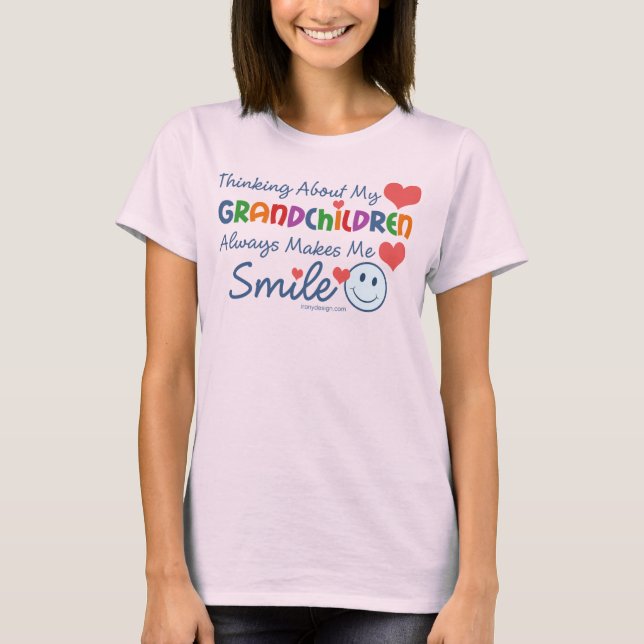 I Love My Grandchildren T-Shirt (Front)
