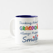 I Love My Grandchildren Two-Tone Coffee Mug (Front Left)