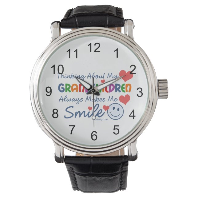 I Love My Grandchildren Watch (Front)