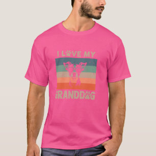 I Love My Granddog Chiweenie Grandma Grandpa Dog O T-Shirt