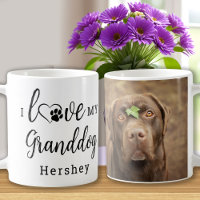 I Love My Granddog Cute Pet Puppy Dog Photo