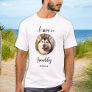 I Love My Granddog Grandpa Personalized Pet Photo T-Shirt
