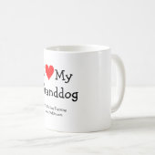 Mug Hausenware 'I Love My Grandog' - Cadeau Pour Grand-parent De Chien - Neuf Sans Boîte