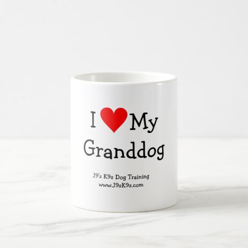 I Love My Granddog Mug