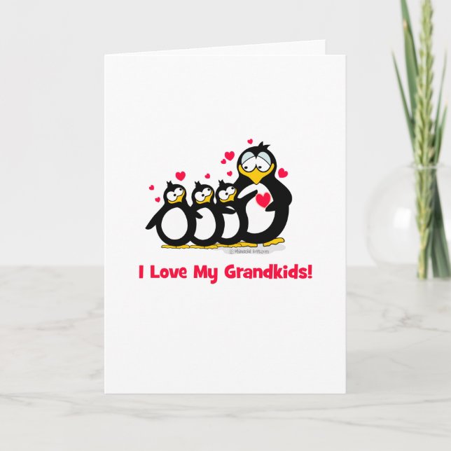 I love my grandkids card (Front)