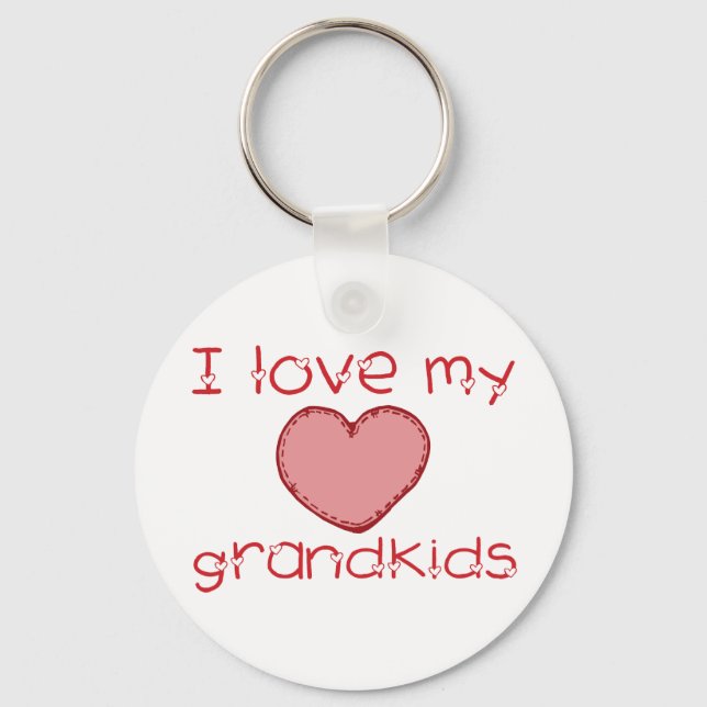 I love my grandkids keychain (Front)
