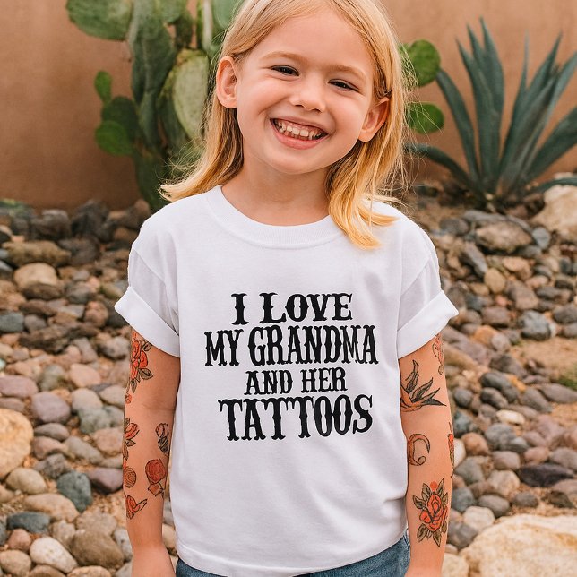 I Love My Grandma And Her Tattoos T-Shirt (Creator Uploaded)