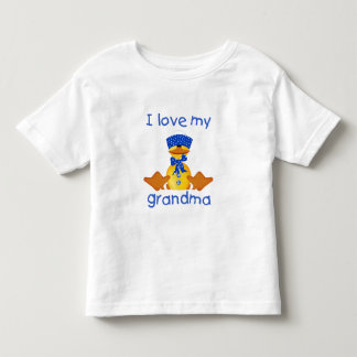 I love my grandma (boy ducky) toddler t-shirt