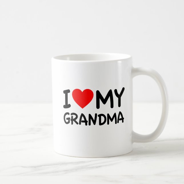 I love my Grandma Coffee Mug (Right)