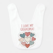 I Love My Grandma Country Heart Design