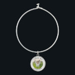 I love My Grandma Grandchild Photo  Bangle Bracelet<br><div class="desc">Titleist Pro V1 grandchild photo bangle bracelet.  "I love my Grandma",   Grandmda birthday,  christmas,  or father's day.  Grandma can be changed to any term of endearment.</div>