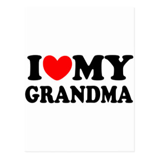 I Love You Grandma Postcards | Zazzle