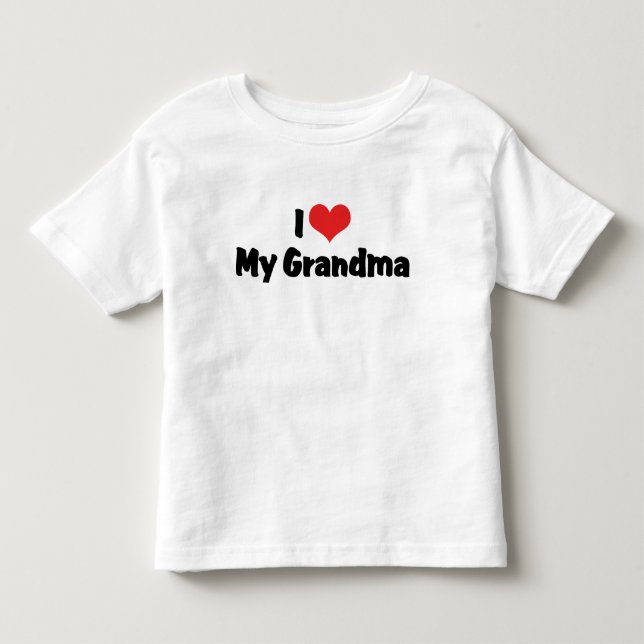 I Love My Grandma T-Shirt (Front)