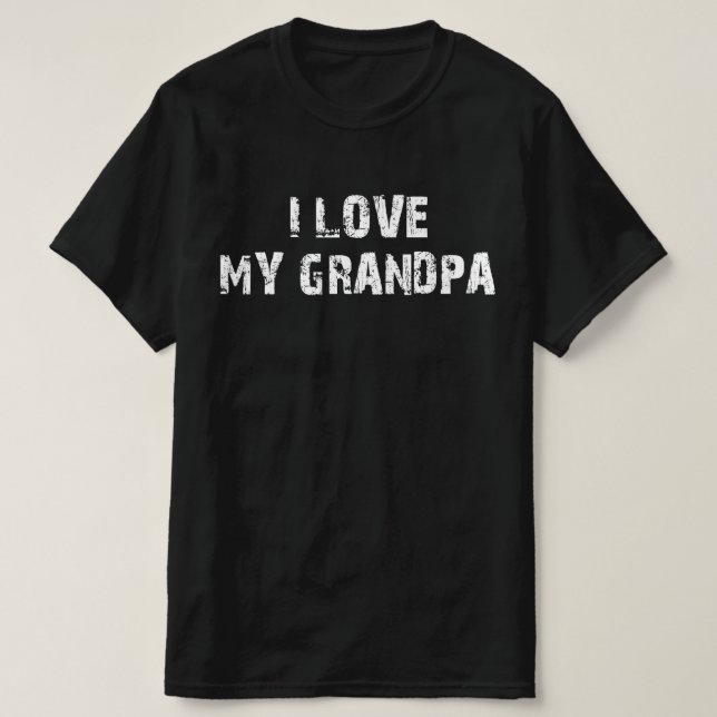 i love my grandma T-Shirt (Design Front)