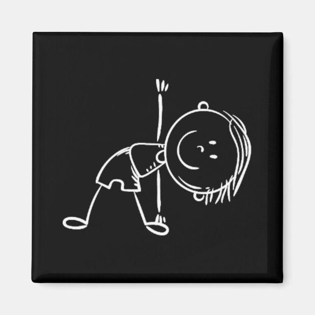 I Love My Grandma Tygraphy Named Graphic T Shirt  Magnet (Front)