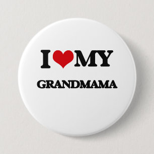 I love my Grandmama Button