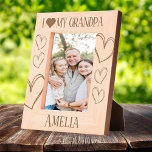 I Love my Grandpa Birthday picture frame with name Engraved Frames<br><div class="desc">Celebrate a special bond with this I Love My Grandpa Birthday Picture Frame. Crafted in a rustic wooden style and personalized with an engraved name,  it’s perfect for showcasing a treasured memory. A heartfelt birthday gift that reminds Grandpa how loved and appreciated he truly is.</div>