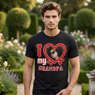 I Love My Grandpa Personalized T-Shirt