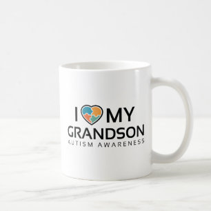 I Love My Grandson Coffee Mug