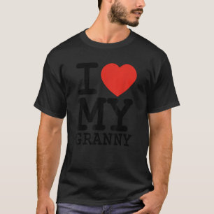 I Love My Granny Family Matching Valentines Day T-Shirt