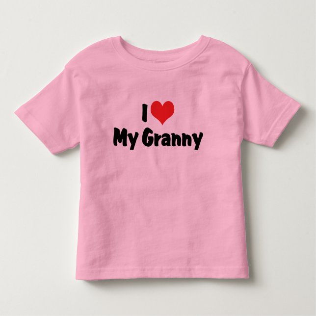 I Love My Granny T-Shirt (Front)