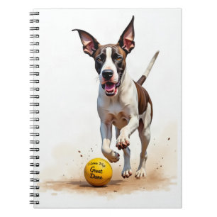 I Love My Great Dane Notebook