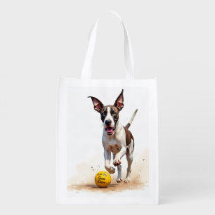 I Love My Great Dane Reusable Grocery Bag