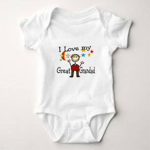 I Love My Great Grandad Baby Bodysuit