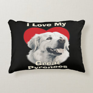 I love My Great Pyrenees Dog Accent Pillow