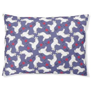 I Love my Great Pyrenees Pet Bed