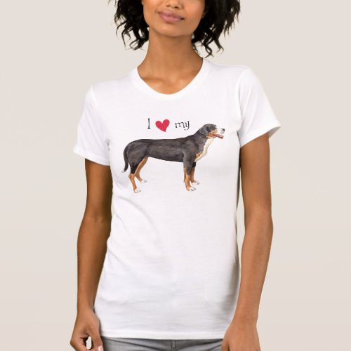 I Love my Greater Swiss Mountain Dog T_Shirt