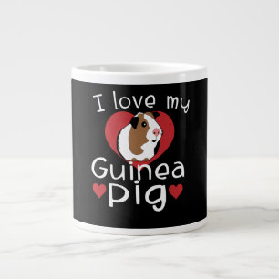 I Love My Guinea Pig Cute Guinea Pig Lovers Giant Coffee Mug