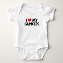 I Love My Guncles. Baby Bodysuit