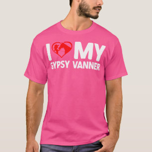 I Love My Gypsy Vanner Horse Horseback Riding T-Shirt