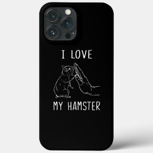I Love My Hamster Mom Hamster Dad Hamster  iPhone 13 Pro Max Case