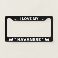 I Love My Havanese | Dog Breed Silhouettes Custom