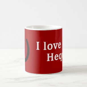 I Love My Hequ Horse Coffee Mug