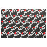 I LOVE MY HIPPO FABRIC