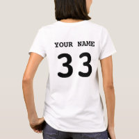 I Love My Hockey Goalie T-Shirt, Back Print
