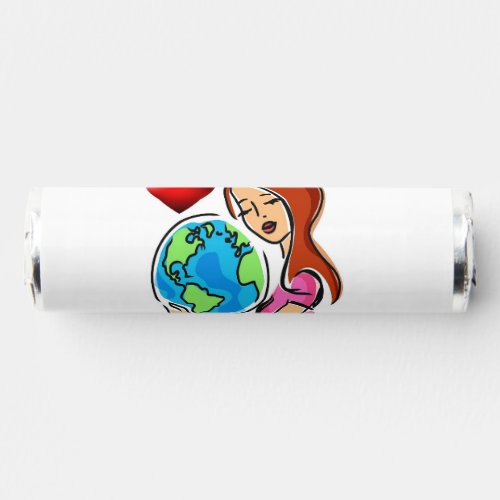I Love My Home Planet Save World Mother Earth Day Breath Savers Mints